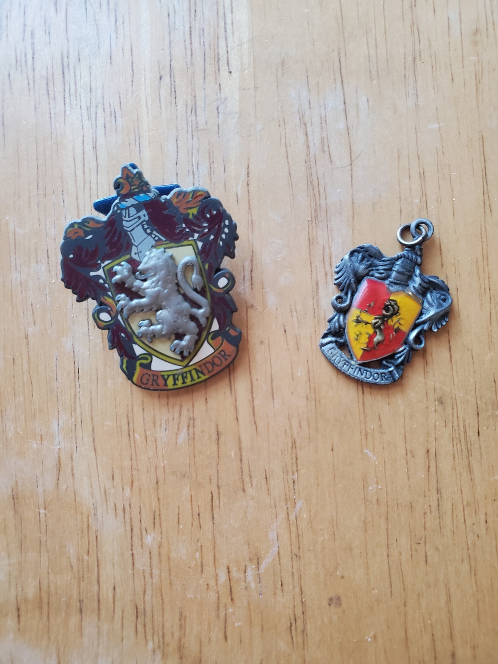 Gryffindor Crest Enamel Pin and Charm - Harry Potter